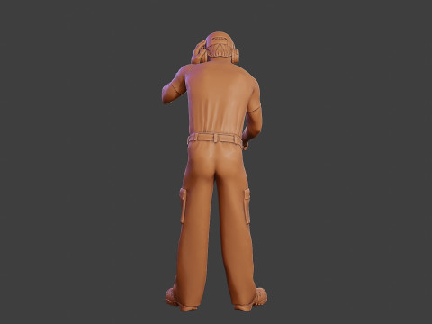 Male Music DJ MMDJM 003 3D Print Model