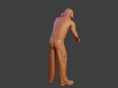Male Music DJ MMDJM 003 3D Print Model