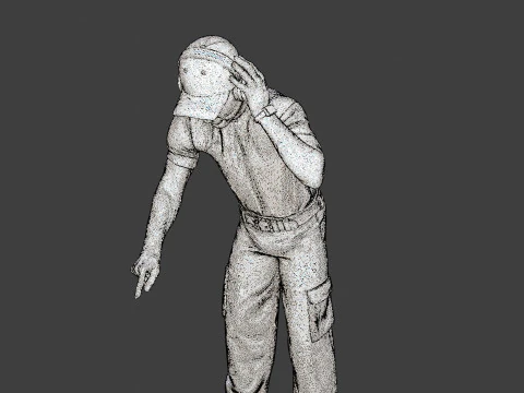 Мужской музыкальный диджей MMDJM 003 3D Принт Модель