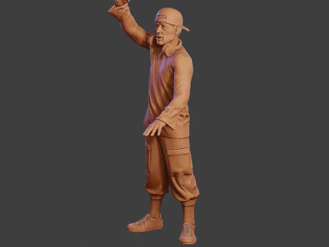 Мужской музыкальный диджей MMDJM 004 3D Принт Модель