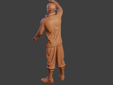 Мужской музыкальный диджей MMDJM 004 3D Принт Модель