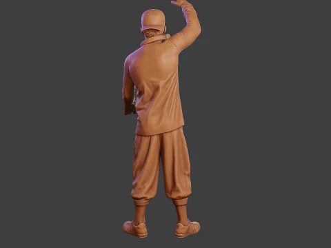 Мужской музыкальный диджей MMDJM 004 3D Принт Модель