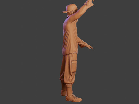 Male Music DJ MMDJM 004 Modèles 3D en vedette