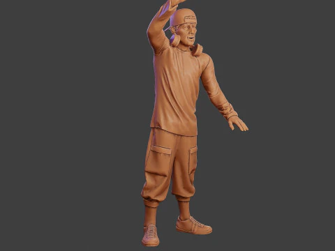 Мужской музыкальный диджей MMDJM 004 3D Принт Модель