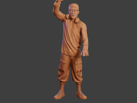 Male Music DJ MMDJM 004 Modèles 3D en vedette
