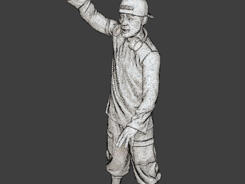 Male Music DJ MMDJM 004 Modèles 3D en vedette