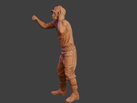 Мужской музыкальный диджей MMDJM 005 3D Принт Модель