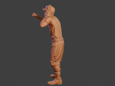 Male Music DJ MMDJM 005 Modèles 3D en vedette
