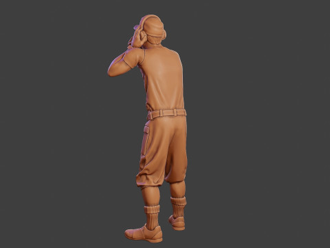 Male Music DJ MMDJM 005 Modèles 3D en vedette