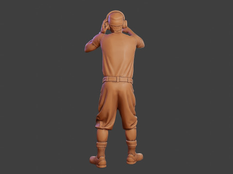 Male Music DJ MMDJM 005 Modèles 3D en vedette