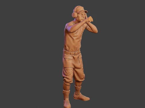 Мужской музыкальный диджей MMDJM 005 3D Принт Модель