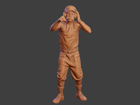 Мужской музыкальный диджей MMDJM 005 3D Принт Модель