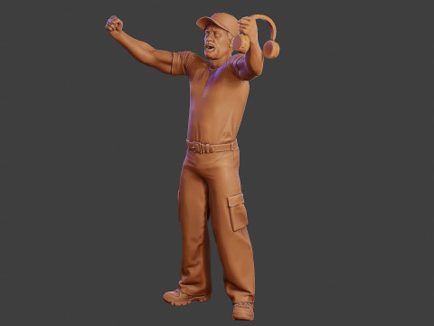 Male Music DJ MMDJM 006 Modelo de Impressão 3D