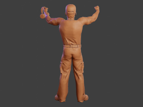 Male Music DJ MMDJM 006 Modelo de Impressão 3D