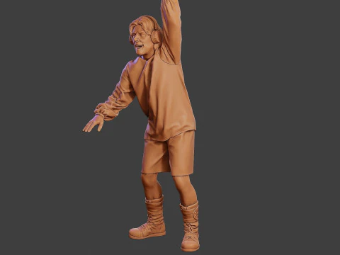 DJ musicale maschile MMDJM 008 Modello di stampa 3D