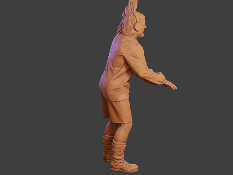 DJ musicale maschile MMDJM 008 Modello di stampa 3D