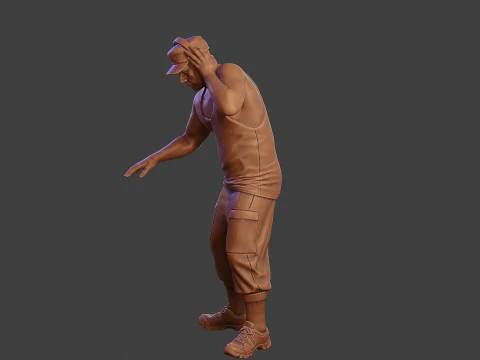 DJ musicale maschile MMDJM 010 Modello di stampa 3D