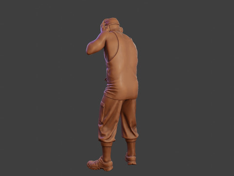 Male Music DJ MMDJM 010 3D Print Model