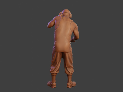 Male Music DJ MMDJM 010 3D Print Model