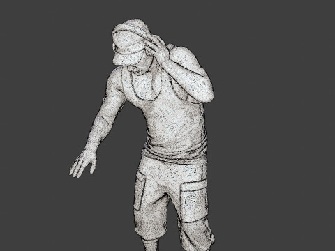 Male Music DJ MMDJM 010 3D Print Model