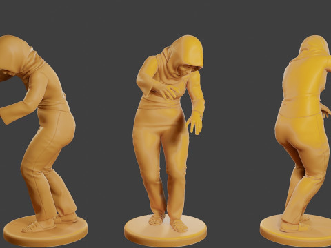 Conflict Scene Figurine Print ESFP1 001 3D Print Model