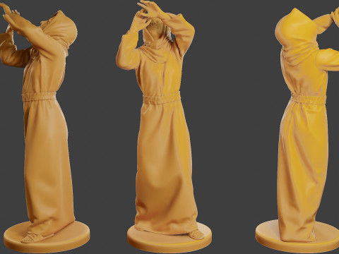 Conflict Scene Figurine Print ESFP1 002 3D Print Model
