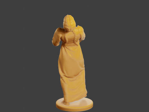Conflict Scene Figurine Print ESFP1 003 3D Print Model