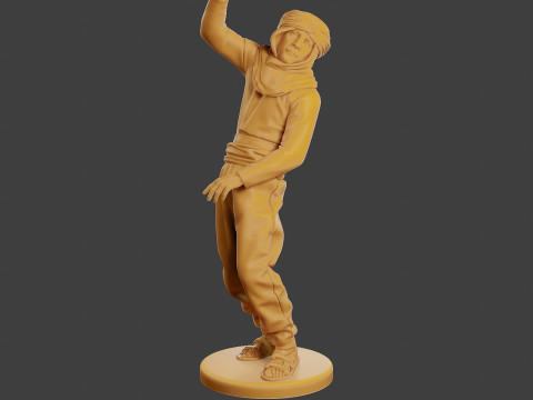 Conflict Scene Figurine Print ESFP1 004 Modello di stampa 3D