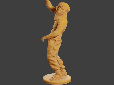 Conflict Scene Figurine Print ESFP1 004 Modello di stampa 3D