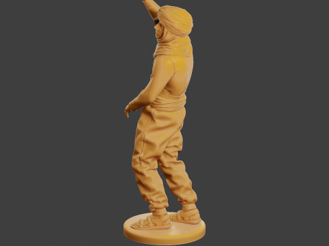 Conflict Scene Figurine Print ESFP1 004 Modello di stampa 3D