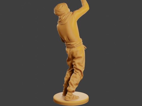 Conflict Scene Figurine Print ESFP1 004 Modello di stampa 3D
