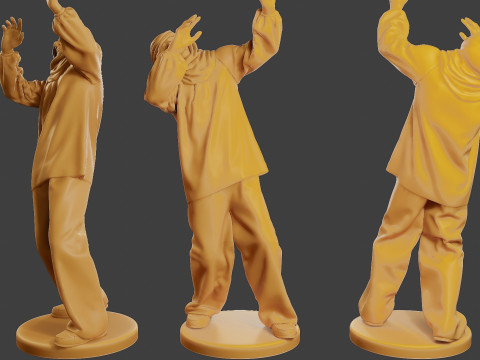 Conflict Scene Figurine Print ESFP1 005 3D Print Model