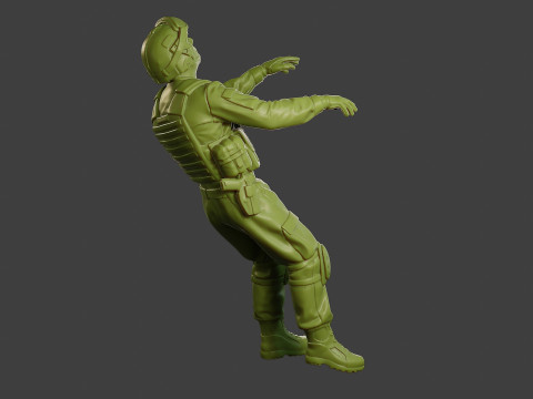 Conflict Scene Figurine Print ESFP1 007 3Dプリントモデル