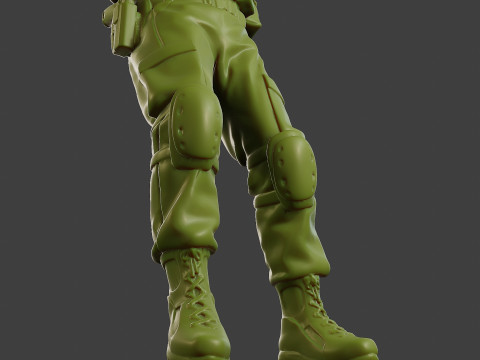 Conflict Scene Figurine Print ESFP1 007 3Dプリントモデル