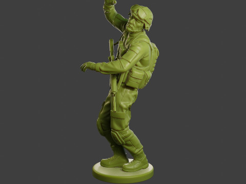 Conflict Scene Figurine Print ESFP1 010 3Dプリントモデル