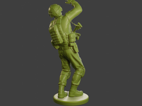 Conflict Scene Figurine Print ESFP1 010 3Dプリントモデル