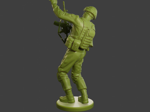 Conflict Scene Figurine Print ESFP1 011 Modello di stampa 3D