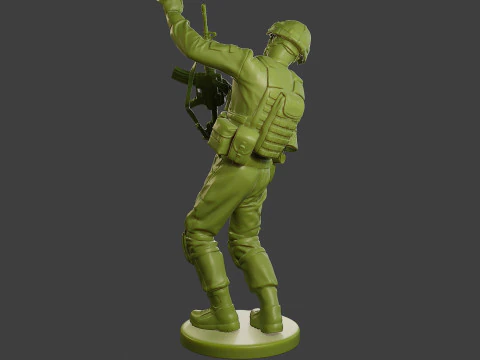 Conflict Scene Figurine Print ESFP1 011 3D Print Model
