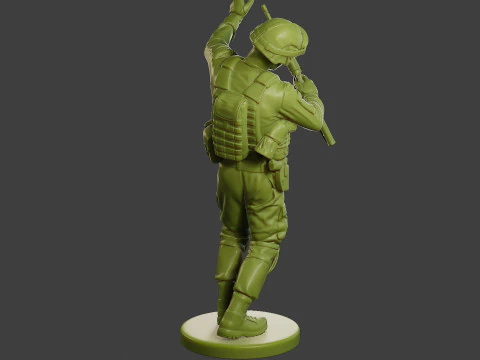 Conflict Scene Figurine Print ESFP1 011 3D Print Model