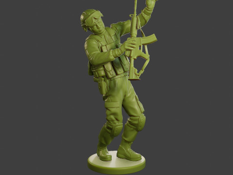Conflict Scene Figurine Print ESFP1 011 Modello di stampa 3D