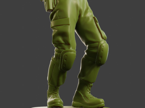 Conflict Scene Figurine Print ESFP1 011 Modello di stampa 3D