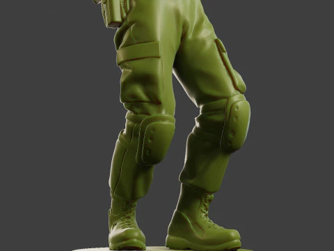 Conflict Scene Figurine Print ESFP1 011 3D Print Model