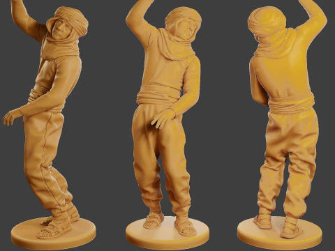 Konfliktszenen-Figurendruck ESFP1 Pack1 3D Druckmodell