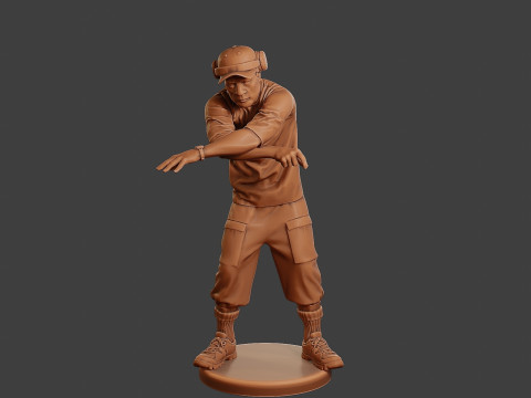 Male Music DJ MMDJM 011 3D Baskı Modeli