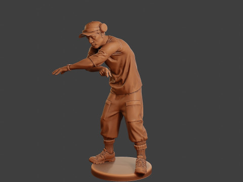 Male Music DJ MMDJM 011 3D Baskı Modeli