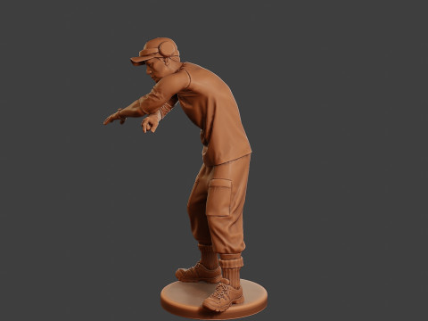 Male Music DJ MMDJM 011 3D Baskı Modeli