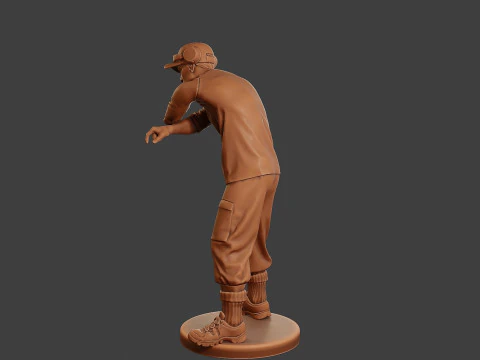 Мужской музыкальный диджей MMDJM 011 3D Принт Модель