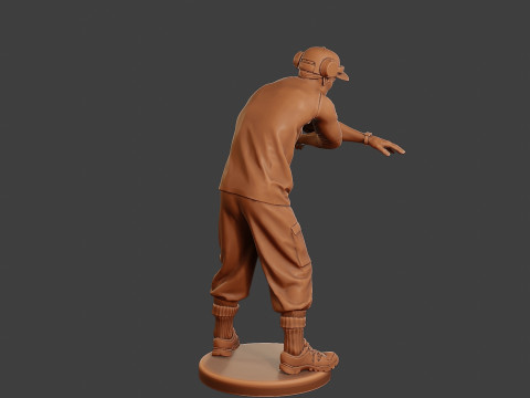 Male Music DJ MMDJM 011 3D Baskı Modeli