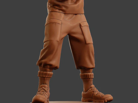 Мужской музыкальный диджей MMDJM 011 3D Принт Модель