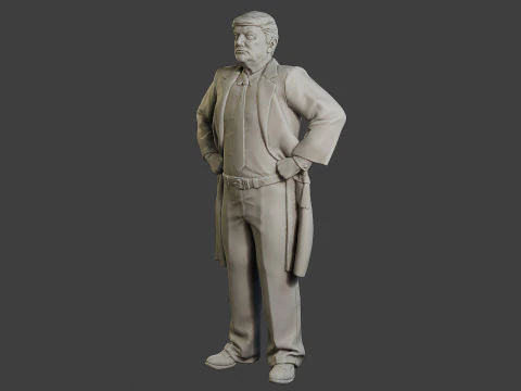 Donald Trump Stand 3D Print Model